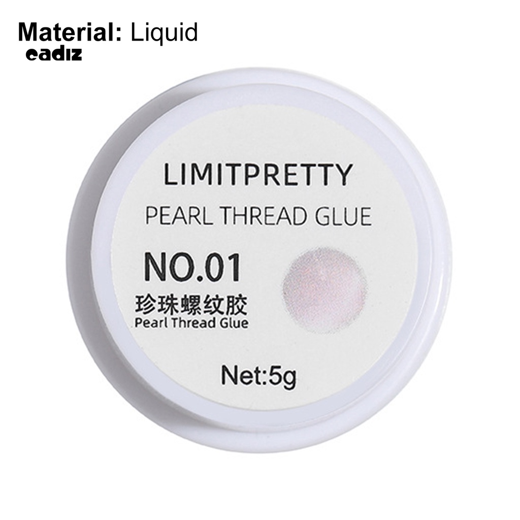 [Hàng mới về] Gel sơn móng tay CADI màu trơn hiệu ứng vỏ sò lấp lánh tự nhiên dành cho nữ