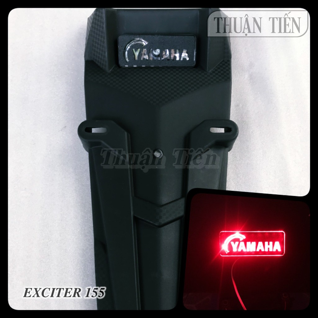DÈ EXCITER 155 CÓ ĐÈN  BỘ SẢN PHẨM GỒM ĐUỐI ĐỌ VÀ ĐÈN XANH HOẶC ĐỎ, CHỮ EXCITER HOẶC CHỮ YAMAHA
