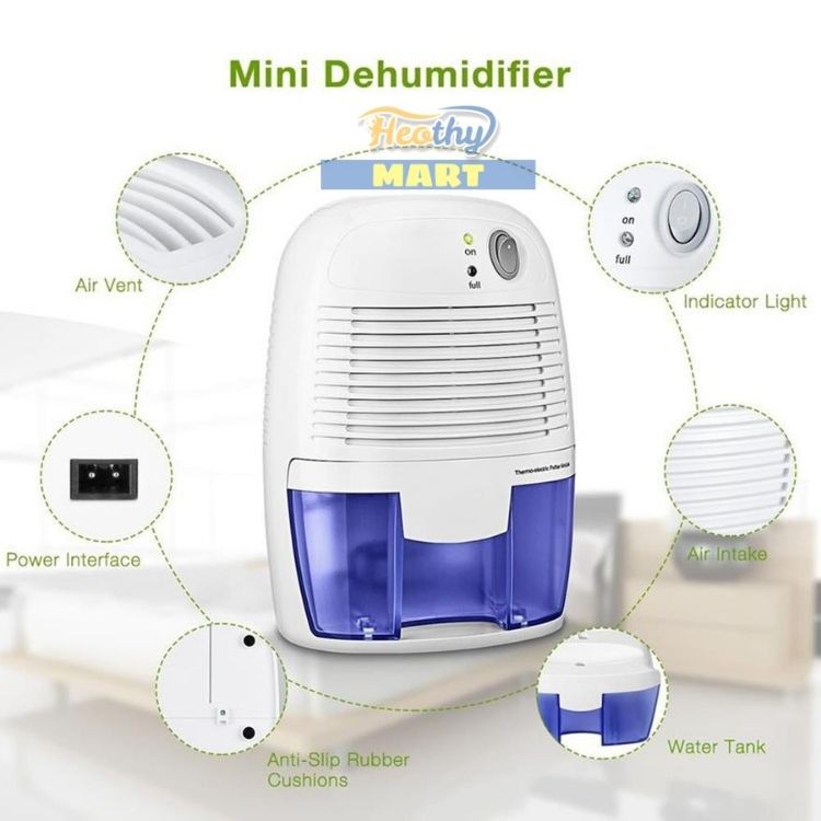 [Nhỏ Gọn Tiện Dụng] Máy Lọc Không Khí Máy Hút Ẩm Mini Dehumidifier Top 6 Máy Hút Ẩm Gia Đình Bán Chạy Nhất