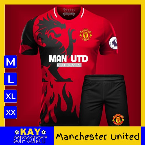 💥 Bộ quần áo bóng đá nam nữ CLB MU T10 || 💦Thun lạnh 4 chiều sắc nét, mát mịn || UNISEX ai mặc cũng xinh💦