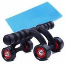 Con Lăn Tập Bụng 4 Bánh Kèm Thảm Lót Gối