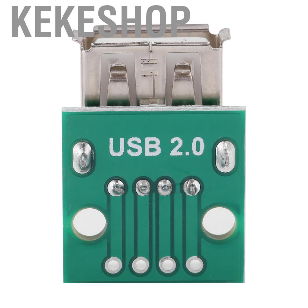 Bảng mạch lỗ cắm USB Vbus D+ D- và lỗ Gnd tiêu chuẩn Type A dành cho thiết kế bảng mạch nguồn điện DIY Kekeshop