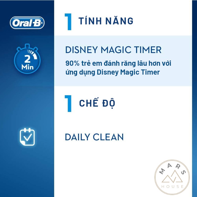 Bàn chải đánh răng điện Oral-B cho bé