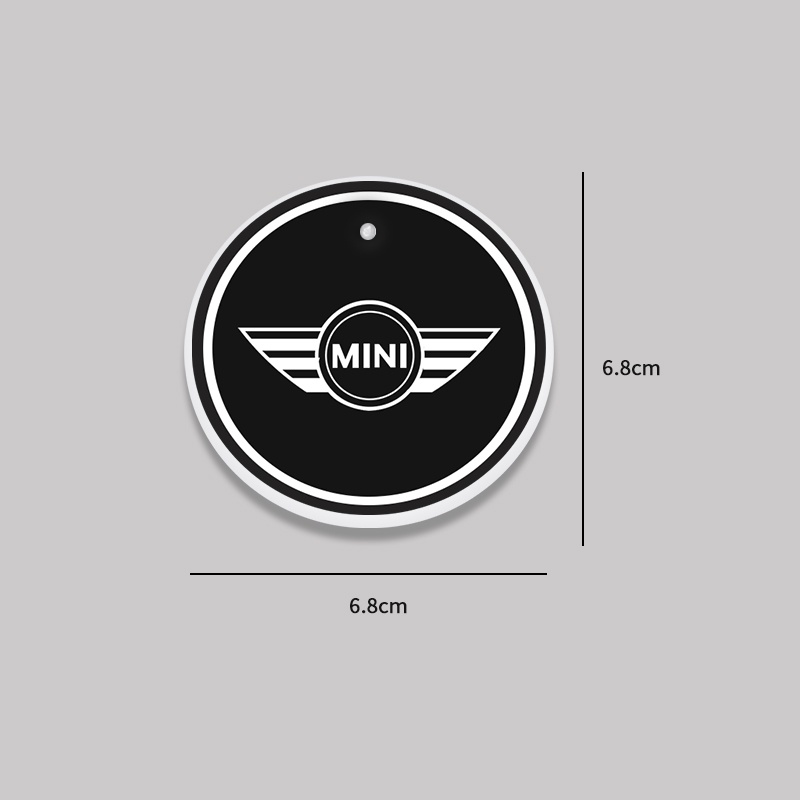 Bộ 2 Đế Lót Cốc Chống Trượt In Logo Xe Hơi MINI Cooper Clubman R55 R56 R57 R58 R59 F54 R60