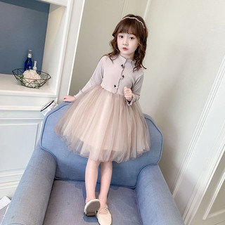 váy tiểu thư thu đông cho bé gái