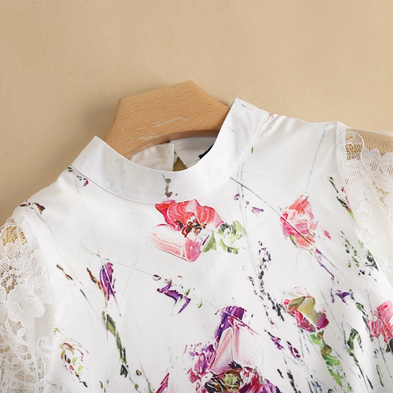 Áo nữ ZANZEA tay ngắn phối ren phong cách Châu Âu thời trang