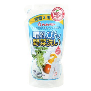 Túi thay thế nước rửa bình và rau củ Chuchu Japan 720ml 99341