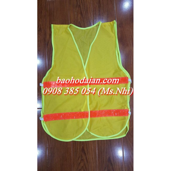 Áo Phản Quang dây thun 2 bên eo- Nhiều màu lựa chọn- Hình thật