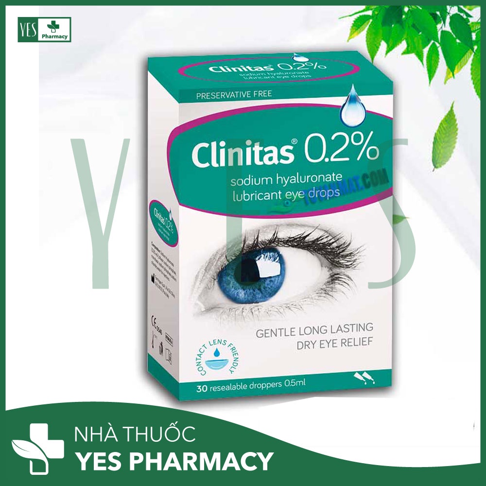 Dung dịch nhỏ mắt Clinitas® 0.2% - Nhà thuốc Yes Pharmacy