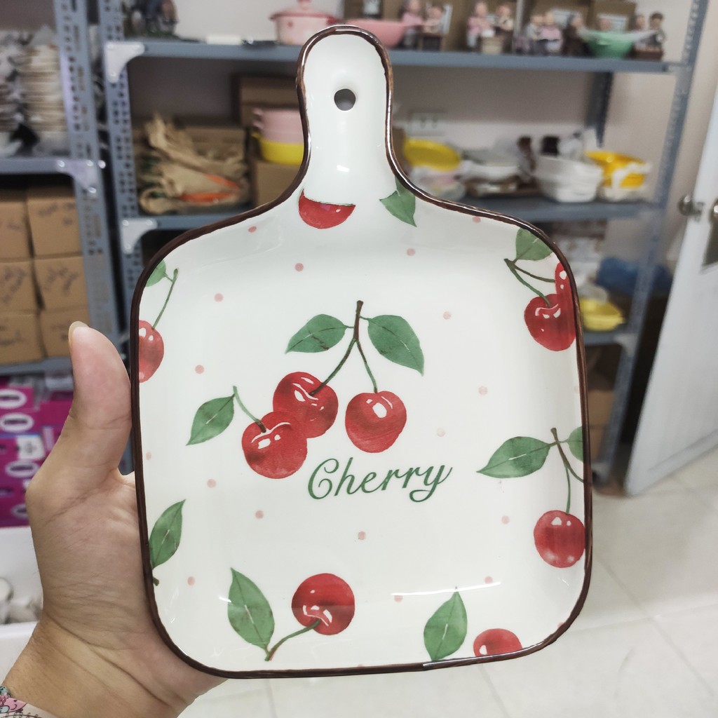 Set Bát Đĩa 🍒CHERRY🍒Bát đĩa ăn cơm ăn mì, decor bàn ăn dễ thương