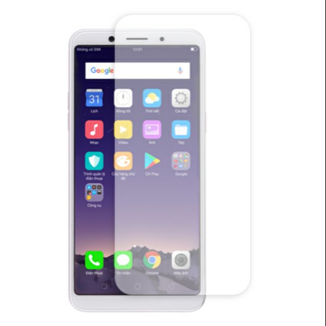 Bộ 2 kính cường lực cho Oppo F5 tặng ốp dẻo cao cấp