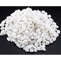 Đá trắng nhỏ, Đá sỏi trồng cây, trang trí bể cá, sân vườn, bịch 500g