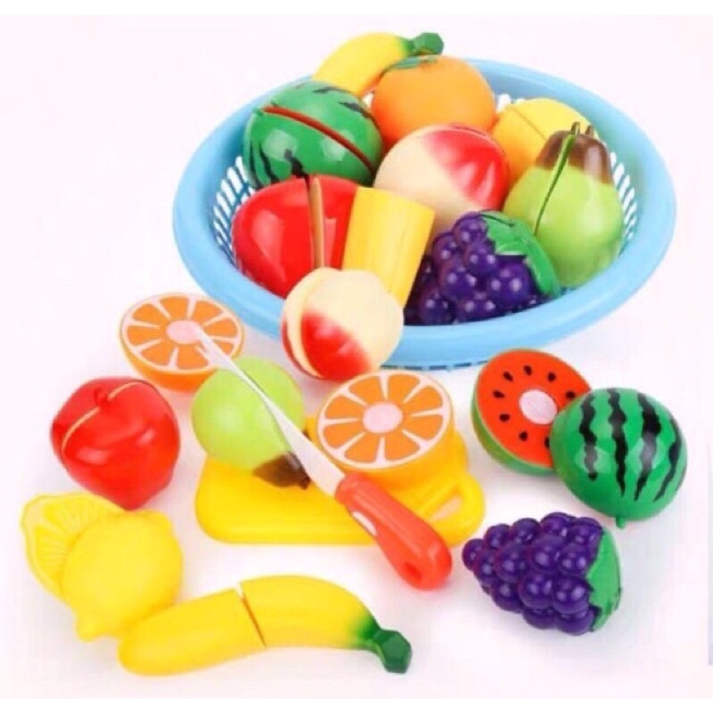 Rổ Đồ Chơi Cắt Trái Cây Cho Bé