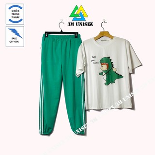 ĐỒ BỘ ỐNG BO 3M UNISEX FORM RỘNG FREESIZE CHO NỮ