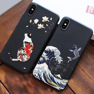 ốp lưng in hình mèo 3d dễ thương cho iphone xs/xr/7plus/8/6s/7/8plus/x