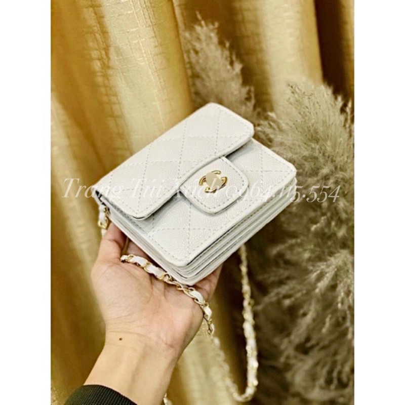 Túi Mini Nữ Đeo Chéo Trần Trám Nhiều Ngăn Tiện Lợi TTX77