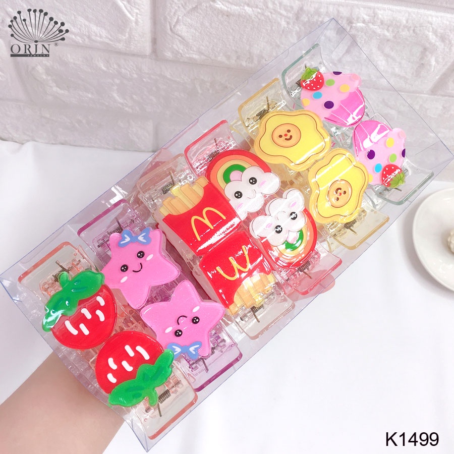 Kẹp tóc càng cua nhiều mẫu thời trang Orin K1499