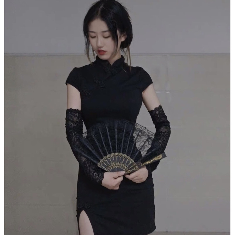 Sườn Xám Cách Tân Mẫu Ngắn Cơ Bản 40-70Kg | BigBuy360 - bigbuy360.vn