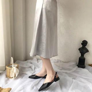 Giày sandal da pu mũi nhọn thời trang nữ
