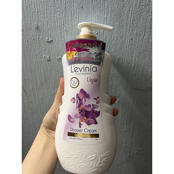 SỮA TẮM LEVINIA TRẮNG DA DƯỠNG ẨM  - SỮA TẮM TRẮNG DA CHỐNG NẮNG 650g