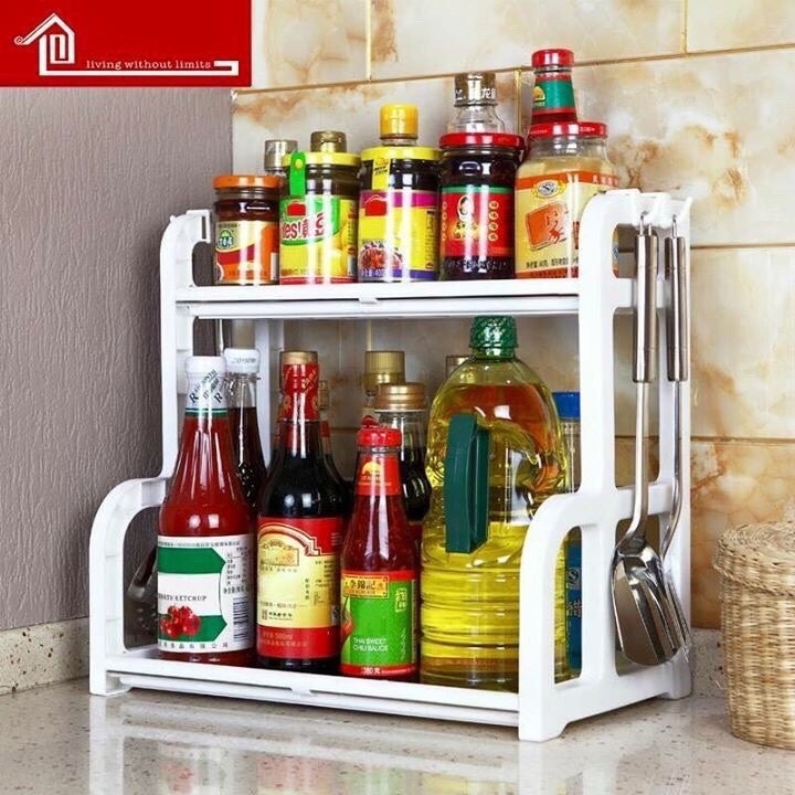 Kệ để đồ gia vị 2 tầng chữ H - VN