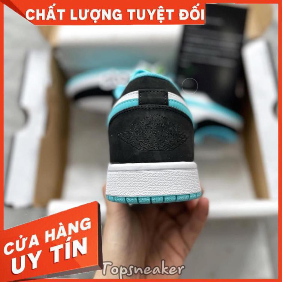 Giày Sneaker Jordan 1 Xanh Ngọc Full Box Freeship HỖ TRỢ ĐỔI TRẢ TRONG 15 NGÀY ! ! ! " " " <