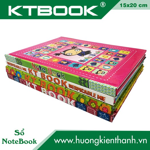 Sổ Bìa Cứng ghi chép NoteBook Khổ Lớn size 15 x 20 cm