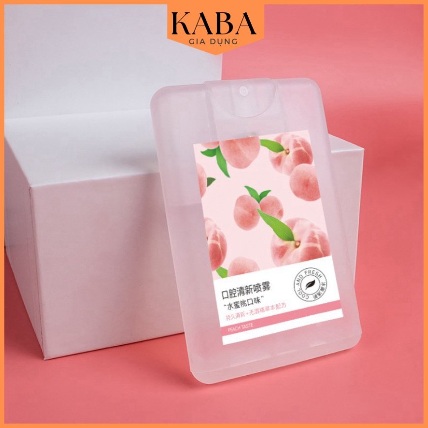 Xịt Thơm Miệng Vị Đào Thơm Mát KABA