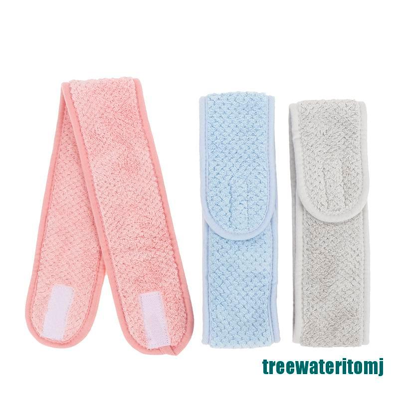 <new~>Face Headbands Makeup Shower Cosmetic Yoga Sports Pineapple Grid Hair Band