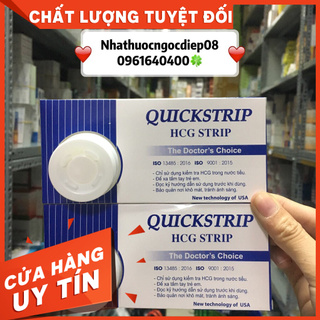 Que Thử Thai Quickstrip Phát Hiện Thai Sớm