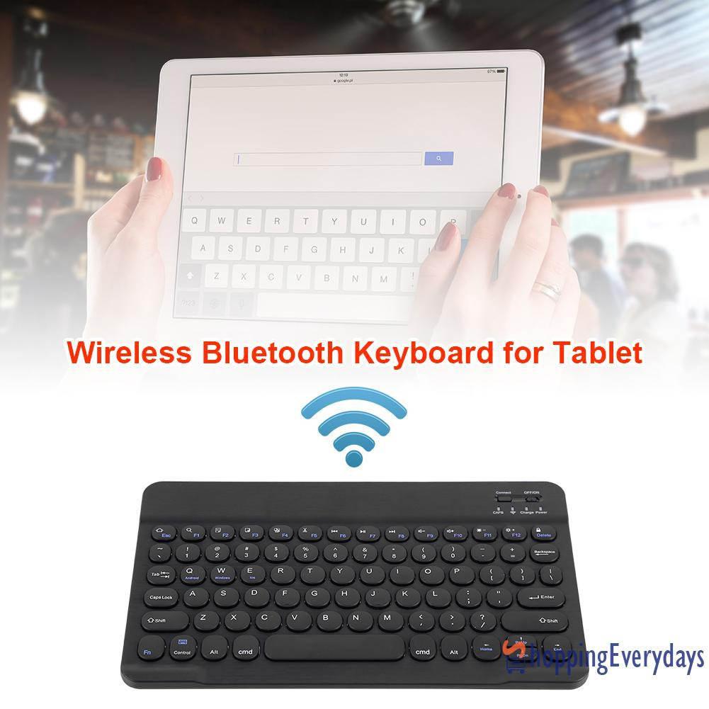 Bàn Phím Bluetooth Hình Tròn Cho Ios Android Phone Tablet Pc