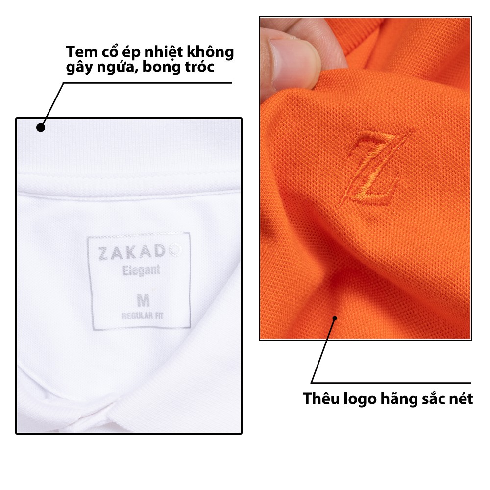 Áo Thun Nam Có Cổ ZAKADO (3 mẫu) Tay Ngắn, Hàng Hiệu, Mẫu Mới 2020 | BigBuy360 - bigbuy360.vn