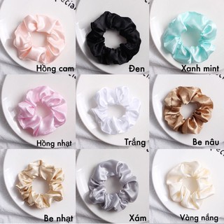(Combo 100 cái) Cột tóc SCRUNCHIES mix mẫu 1 lớp