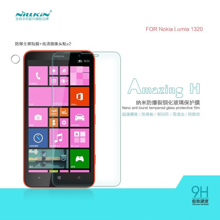 Nillkin Kính Cường Lực Bảo Vệ Màn Hình Cho Nokia Lumia 1320