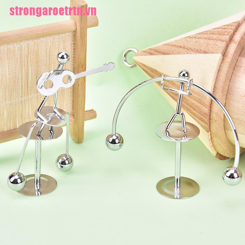 Đồ Chơi Lắc Lư Cân Bằng Vật Lý Bằng Thép Không Gỉ Newton