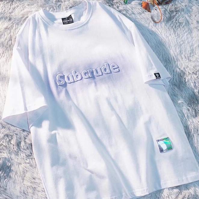 Áo Thun Cotton Ngắn Tay Thêu Chữ Phong Cách Retro Thời Trang Cho Nam Nữ