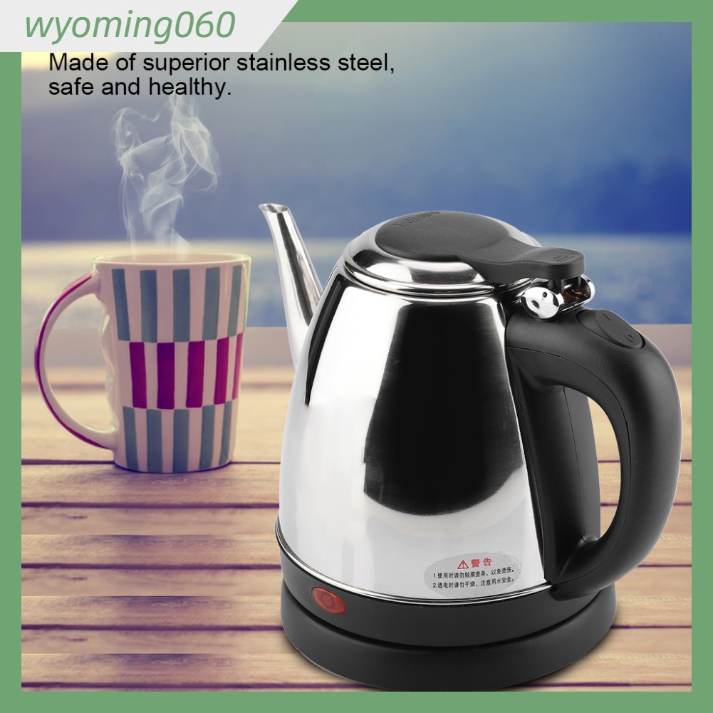 Ấm Đun Nước Siêu Tốc Bằng Thép Không Gỉ Wyoming060 1.2L