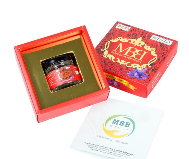 Nhụy Hoa Nghệ Tây 1gr Full Đỏ MBB Group SUPER NEGIN