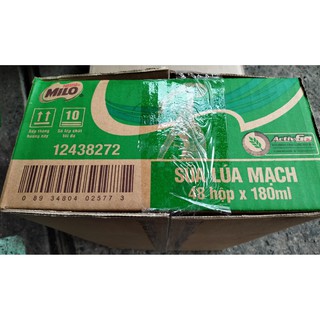 Thùng lốc 4 - 48 hộp thức uống lúa mạch Milo Active Go 180ml