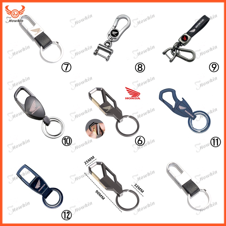 Móc Khóa Kim Loại Có logo Cho Động Cơ Xe Honda
