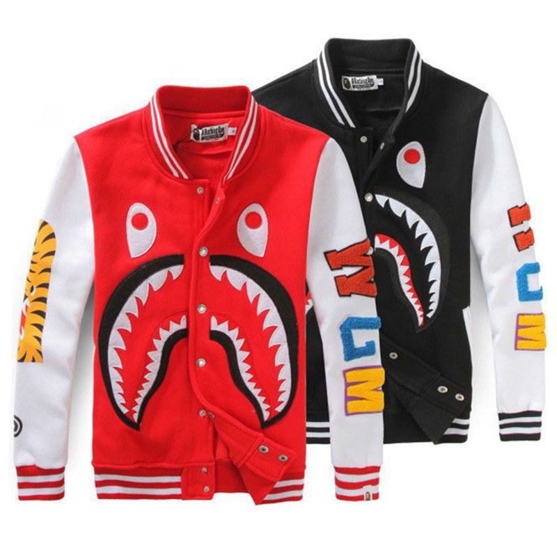 Áo khoác bóng chày Bape A Bathing Ape thời trang cho nam