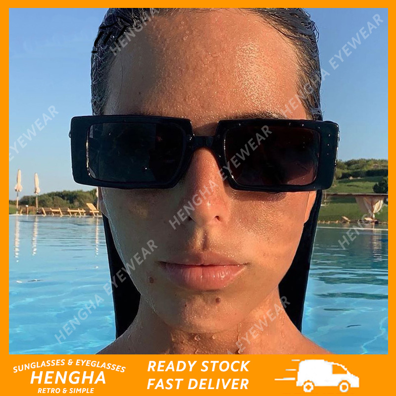 Kính mát gọng vuông thời trang unisex uv400