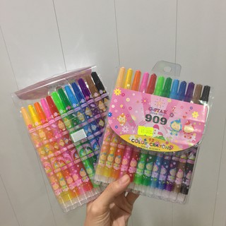 Sáp vặn 12 màu G-STAR Hàn Quốc 909/ G-STAR twistables crayons ( pack of 12)