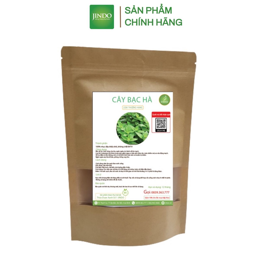 Cây bạc hà khô thượng hạng JINDO 1kg