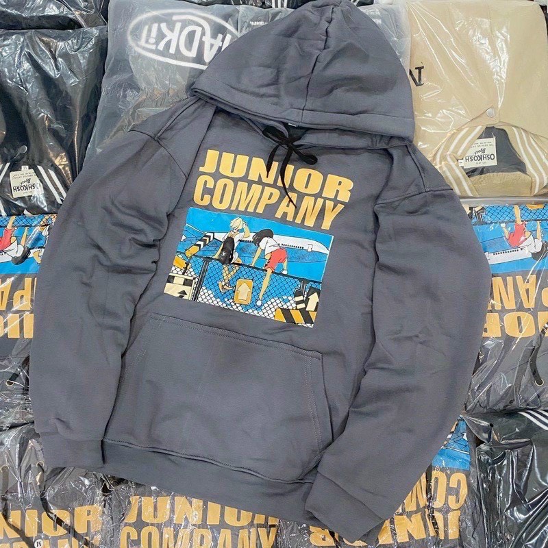 Áo Hoodie Junior Company  ONEZ Nỉ Lót Bông Unisex tay phồng | BigBuy360 - bigbuy360.vn