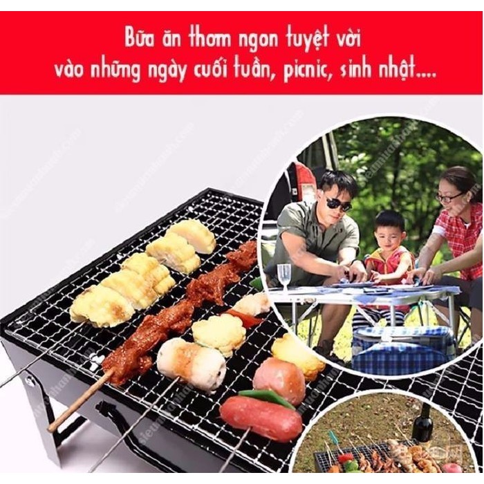 Bếp Nướng Than Hoa Gấp Gọn