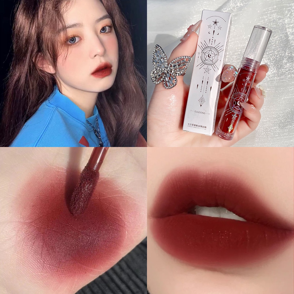 【OULESONG】 Ngôi sao bóng nước thủy tinh bóng mờ son bóng mờ son bóng gương bóng son bóng son môi xuất xưởng ngay trong ngày | BigBuy360 - bigbuy360.vn