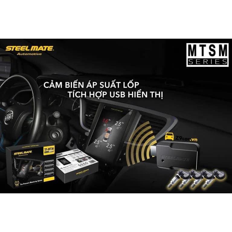 Cảm biến áp suất lốp Steelmate MT11 - MT11 Pro - MT 30 tích hợp màn Android van trong - BH 3 NĂM CHÍNH HÃNG