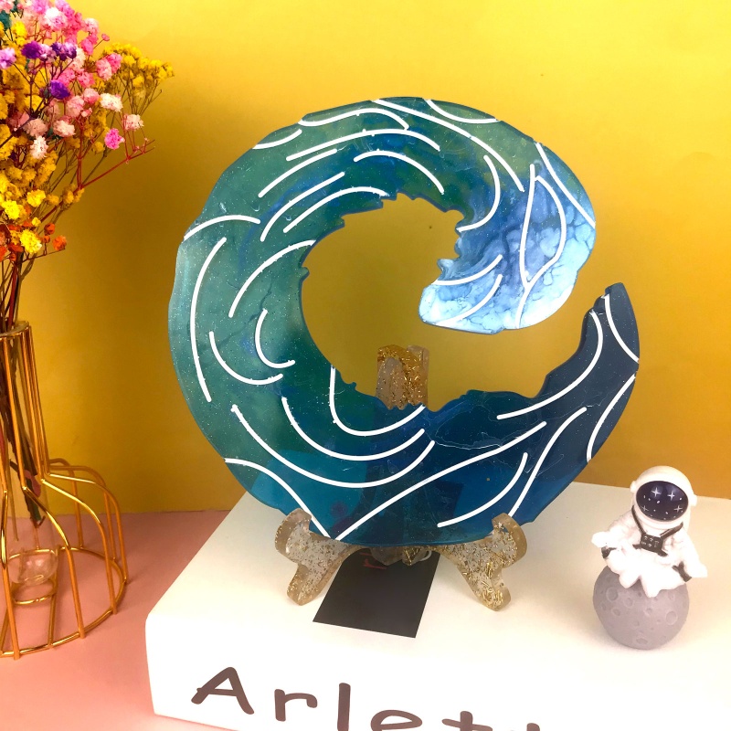 Khuôn Silicone Tạo Hình Sóng Biển Làm Trang Sức Thủ Công DIY