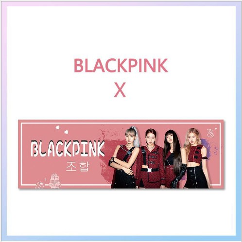 Banner cổ vũ Black Pink